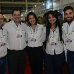 Daniel Moser, Renato Camargo, Patricia Jacobsen, Jéssica Bezerra, e Fernando Donizete, da Trend Operadora