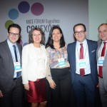 Danilo Duarte Ramalho, do GRU CVB, Rose de Almeida, da Mice Business, Kátia Cristina Alves, da Embratur, Rolemberg Araujo, da Slaviero, e Toni Sando, do SPCVB Danilo Duarte Ramalho, do GRU CVB, Rose de Almeida, da Mice Business, Kátia Cristina Alves, da Embratur, Rolemberg Araujo, da Slaviero, e Toni Sando, do SPCVB