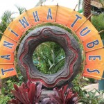 Detalhe da decoração do Volcano Bay