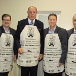 Eduardo Loch, presidente da Abav-SC, Michel Tuma Ness, Pedro Kempe, presidente da Abav Paraná, e Alberto Cestrone, do Infinity Blue