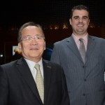 Eduardo Sakamoto, diretor da ANA no Brasil, e César Floreste, executivo de Contas, da ANA