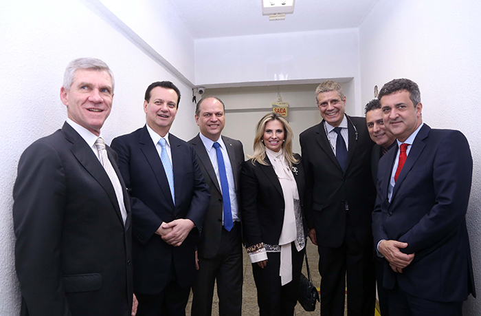 Gilmar Piolla quer atrair investimentos para Foz e estreitar parceria com trade Eduardo Sciarra, Gilberto Kassab, Ricardo Barros, Cida Borghetti, Luiz Fernando Vianna, Gilmar Piolla, Alexandre Teixeira.