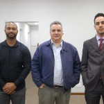 Elton Gonçalves, da Aerolíneas Argentinas, Rogerio Mascaro, da Alatur JTB, e Michel da Rocha, da Aerolíneas Argentinas
