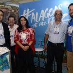 Endrigo de Amorim, da ABIH-AL, Assis, da Pratagy, Margarita Arieta, do Sindetur, Juracy Bizachi, da Reprotel, e Rodrigo Gagliardi, da ABIH-AL