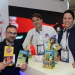 Geninho Góes, da BNT Mercosul, Alex Bonareti e Kátia Leães, do Beto Carrero World