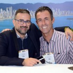 Geninho Góes, da BNT Mercosul, e Nagel Mello, da Secretaria de Turismo de Balneário Camboriú