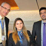Geraldo Ramalho e Tatiana Teophilo, da United com Alexandre Magdalena, da Receita Federal Geraldo Ramalho e Tatiana Teophilo, da United com Alexandre Magdalena, da Receita Federal