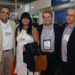Ivanildo Marques, da Privetur Viagens, Rosangela Marçal, da Allegra Travel Turismo, Antonio Marçal, e Marco Ribeiro, da Privetur Viagens