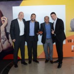 Jamyl Jarrus, da Movida, Peterson Prado e Humberto Batista, da Avipam, e Renato Franklin, CEO da Movida
