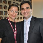 Joyce Knope, do Plaza Premium e Gilson Azevedo, da Copa Airlines Joyce Knope, do Plaza Premium e Gilson Azevedo, da Copa Airlines