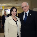 Juliana Assumpção, da Aviesp, e Dilson Fonseca Jatahy, presidente da ABIH Nacional