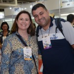Lisandra Boese, da G4 Viagens, e Robson Correa, da Visual