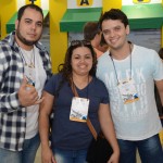 Lucas Ciomei, Josiane Rodrigues e Marcelo Rodrigues, da Fragata Nativa Viagens