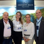 Luiz Calle, Juliana Molina, Belita Teixeira, e Alberto Cestrone, do Infinity Blue