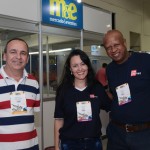 Marco Baretta, da Tao Agencia de Viagens, Carla Biancato e Deco Borges, da MMT Gapnet