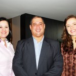 Maria Olinda Santos, Bruna Castro e Adriano Gomes, da CVC Maria Olinda Santos, Bruna Castro e Adriano Gomes, da CVC