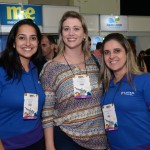 Nathalia Vicente, da Latam, Talita Del Moro, do Hotel Continental Inn & H Foz do Iguaçu, e Andrea Trindade, da Latam
