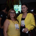 Nimia Galeano, da Lion Agencia de Viajes, e Francisca Zaracho, da Cometa Del Almanbay