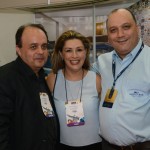 Osny Maciel Junior, do Hotel Sibara, Margot Rosenbrock, do Hotel Bella Camboriú, e Alberto Cestrone, do Infinity Blue