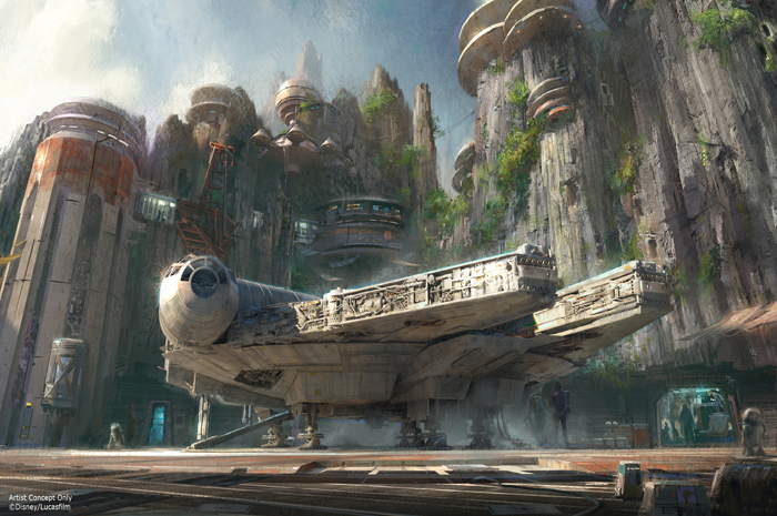 Star Wars completa 40 anos e a Força continua forte nessa saga 1 Perspectiva de como ficará a nova área de Star Wars