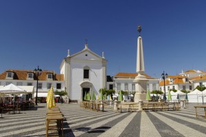 Praça do Marquês de Pombal de Vila Real de Santo António (Algarve) onde se irá localizar o projeto da nova Pousada de Portugal