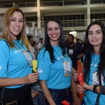 Renata Santos, da TZ Viagens, Janaina Barbosa, da Berta Tour, e Aline Pereira, da Doliva Viagens