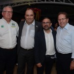 Roy Taylor, do M&E, Alberto Cestrone, do Infinity Blue, Geninho Góes, da BNT Mercosul, e Valdir Rubens Walendowsky, presidente da Santur
