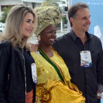 Silvana Lins, Marly Trindade, e Victor Fonseca, da Bahiatursa