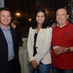 Valter Ribeiro, Cristina Cavalheiro e Sandro Guidio, do Hotel Nikko