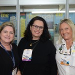 Vania Climincio, do Turismo do Paraná, Carla Rezende , da Setur-ES, e Rosa Masgrau, do M&E Vania Climincio, do Turismo do Paraná, Carla Rezende , da Setur-ES, e Rosa Masgrau, do M&E