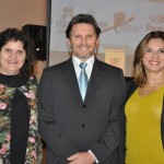 Ana Maria da Costa, Arnaldo Saint-Brisson e Solange Portela, do governo do Rio Grande do Norte
