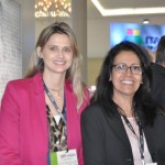 Ana Paula e Jandira Cordeiro, da secretaria de Turismo de Foz do Iguaçu
