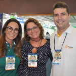 Angecila Rodrigues, de AL, Ruth Avelino, de PB, e Daniel Dias, da Viagens Master Angecila Rodrigues, de AL, Ruth Avelino, de PB, e Daniel Dias, da Viagens Master