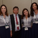 Bruna de Freitas, Lucio Yahamashita Fuji, Carla Marin, e Francine Gomes, da Aeromexico