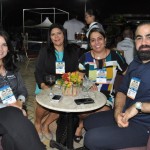 Carla Passos, da Avianca, Rosangela da Silva e Silvia Matos, do Portal de Hotéis, e Rodrigo Figueiredo, da Avianca Carla Passos, da Avianca, Rosangela da Silva e Silvia Matos, do Portal de Hotéis, e Rodrigo Figueiredo, da Avianca