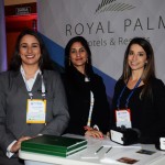 Carolina Emidio, Roberta Osório, e Milena Martins, do Royal Palm