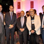 Ciro Camargo, da Gol, Felipe Carreras, presidente do Fornatur, Massimiliano Filippi, da Brasil Planet, Vitor Hugo, secretário de Turismo de RS, e Jean-Marc Pouchol, da Air France-KLM Ciro Camargo, da Gol, Felipe Carreras, presidente do Fornatur, Massimiliano Filippi, da Brasil Planet, Vitor Hugo, secretário de Turismo de RS, e Jean-Marc Pouchol, da Air France-KLM