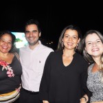 Gilson Azevedo, da Copa com Claudete Cunha, da Urbi,Dyrana de Oliveira, da MM Gapnet e Fernanda Teixeira do Aruba Tourism