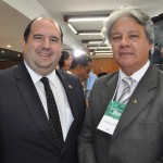 Hamilton Vasconcellos, VP da Turisrio, e Márcio Santiago, presidente do Brasil CVB