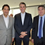 José Alves, secretário de Turismo de BA, Felipe Carreras, presidente do Fornatur, e Lindolfo Pires, presidente da CTI NE