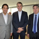José Alves, secretário de Turismo de BA, Felipe Carreras, presidente do Fornatur, e Lindolfo Pires, presidente da CTI NE José Alves, secretário de Turismo de BA, Felipe Carreras, presidente do Fornatur, e Lindolfo Pires, presidente da CTI NE
