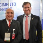 Leomar Marques, da Avianca, com o ministro do Turismo