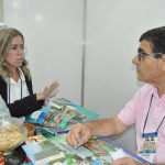 Lizyane Barreto, do Portobello Ondina, conversa com Carloni Piero, da Just Brasil
