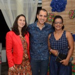 Luciana Gomez, Vânio Pereira e Delma Carneiro, do Baía Cabrália Hotel