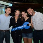 Luís Rogério Yamamoto,  da Fronteira Ásia, Jô Bastos, da Atlântico Tour, Ana Bolque, da Fronteira Ásia, Paulo Leoterio, da Azul Viagens