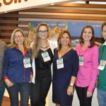 Manoel Lima e Maria Rodrigues, da Emprotur, Tereza França e Solange Portella, da Setur-RN, Luana Fernandes, da Emprotur, e George Costa, da Luck