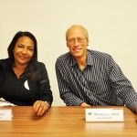Maria Elisa, da MGM e Harald Shmidt, da Brazilian Wege Maria Elisa, da MGM e Harald Shmidt, da Brazilian Wege
