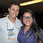 Mariano Oviedo, da Itaparica Tour, e Paula Viana, do Fiesta Bahia Hotel Mariano Oviedo, da Itaparica Tour, e Paula Viana, do Fiesta Bahia Hotel