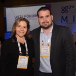 Márcia Castilho, do Transamerica Expo Center, e João Cazeiro, da GJP