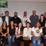 Oreni Braga com os operadores convidados Oreni Braga com os operadores convidados